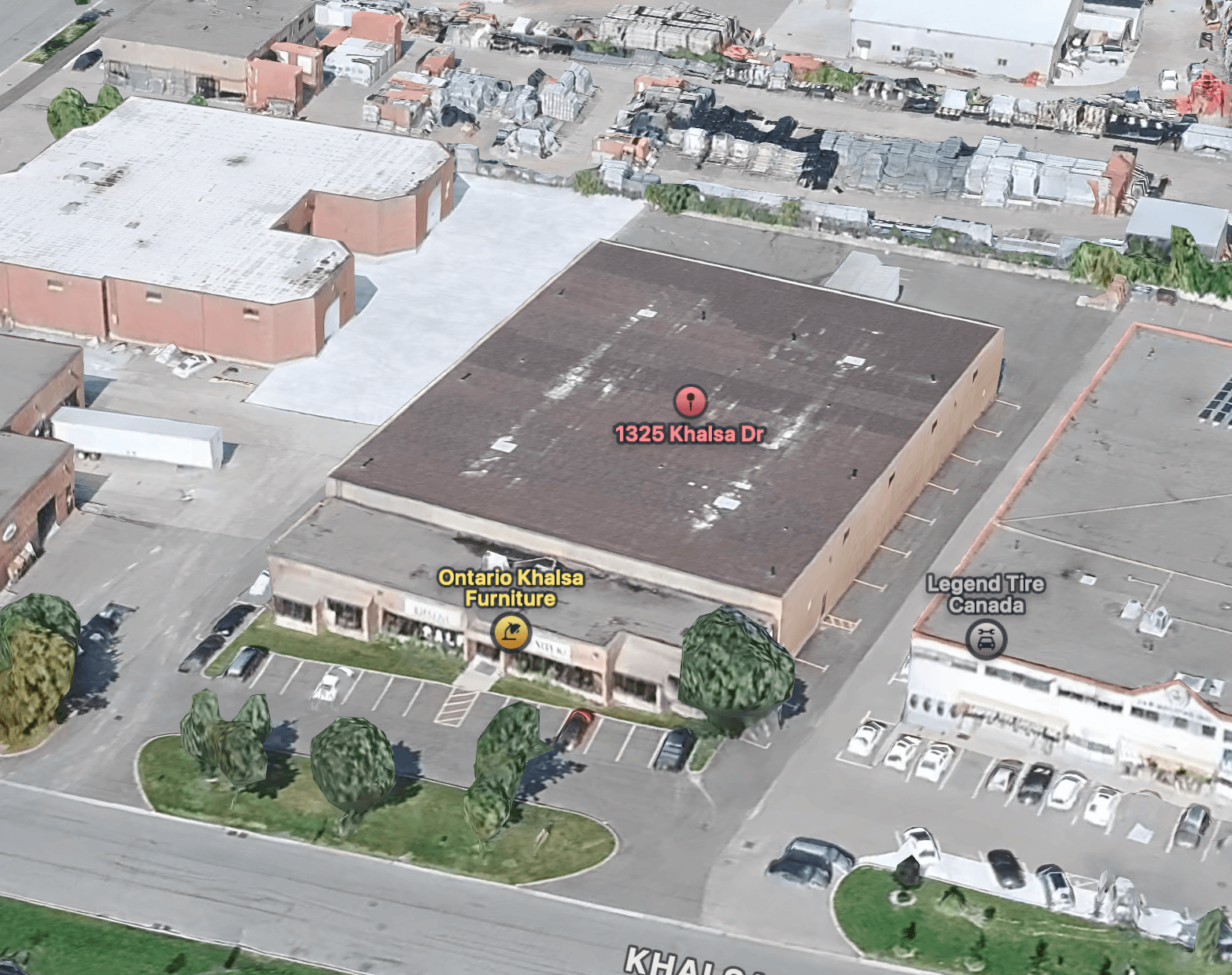 Industrial property at 1325 Khalsa Dr., Mississauga, ON, represented by Harjaap Singh Makkar, Colliers International.