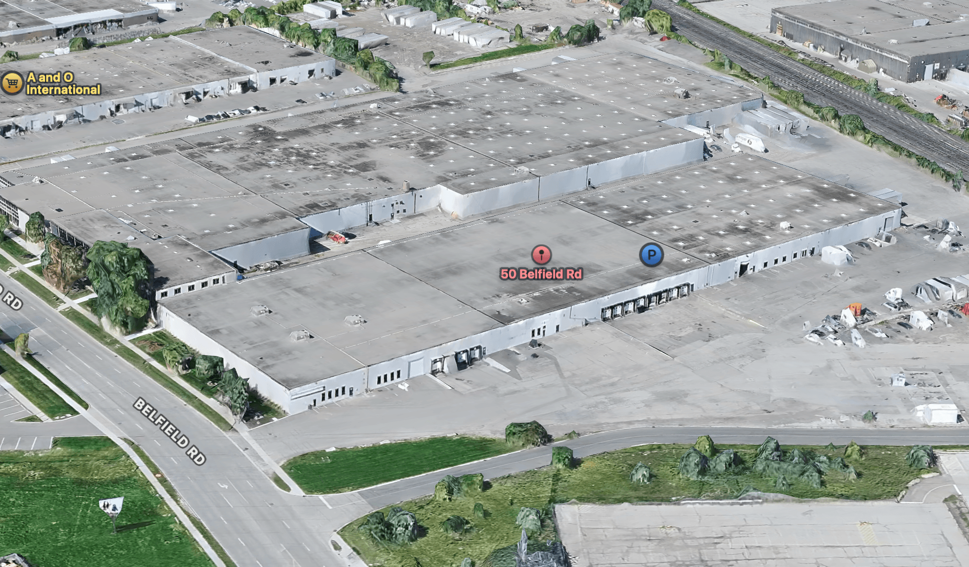 Industrial property at 50 Belfield Rd., Etobicoke, ON, represented by Harjaap Singh Makkar, Colliers International.